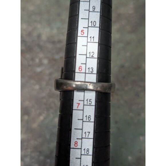 Vintage Statement Ring – Turquoise-Style Stone – Size 6 – Ornate Costume Jewelry - Picture 3 of 3